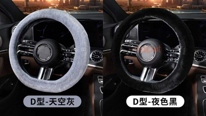 Bọc vô lăng Trung Quốc nhung